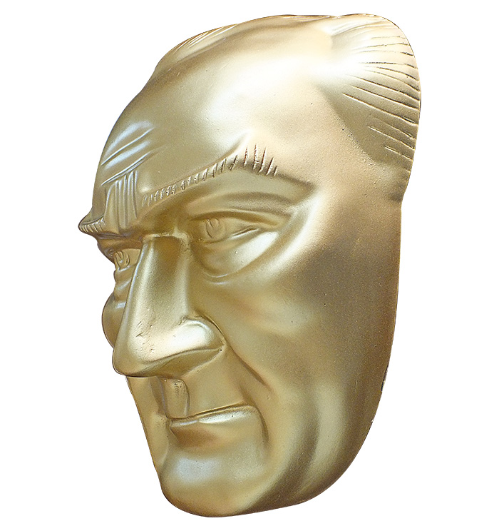 70 cm Alminyum Atatrk Mask