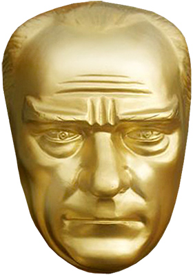 28 cm Alüminyum Atatürk Maskı 28 cm Alüminyum Atatürk Maskı