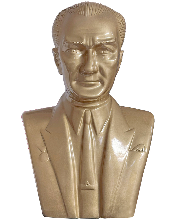 60 cm FİBERGLASS ATATÜRK BÜSTÜ - FGAB60K 60 cm FİBERGLASS ATATÜRK BÜSTÜ - FGAB60K