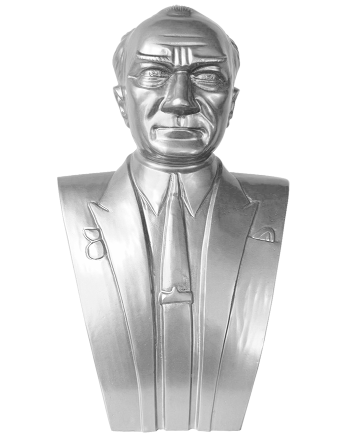 70 cm Alüminyum Atatürk Büstü 70 cm Alüminyum Atatürk Büstü