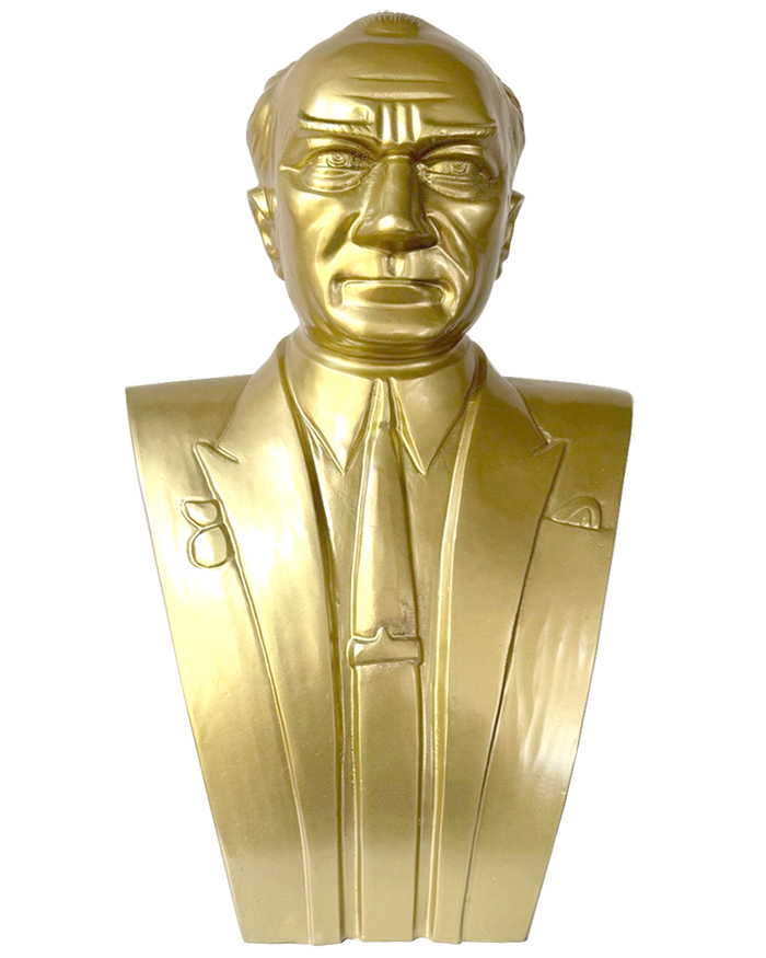 70 cm Alüminyum Atatürk Büstü 70 cm Alüminyum Atatürk Büstü