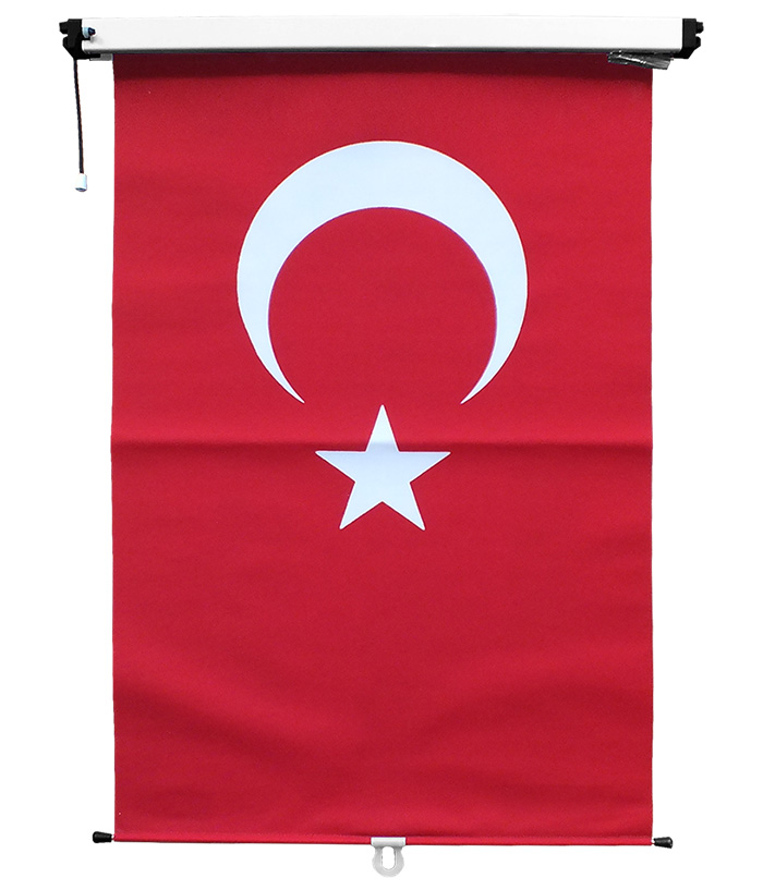 Stor Türk Bayrağı 100x150 cm - DİKEY - ÖZEL OLARAK İMAL EDİLİR