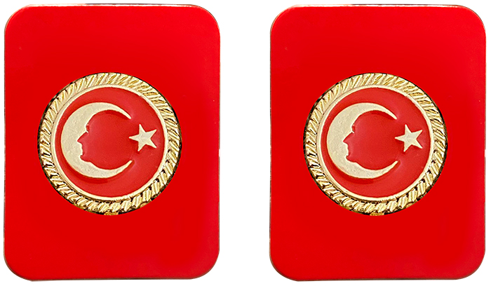 AR17 Ay Y�ld�zl� Atat�rk Yaka Rozeti