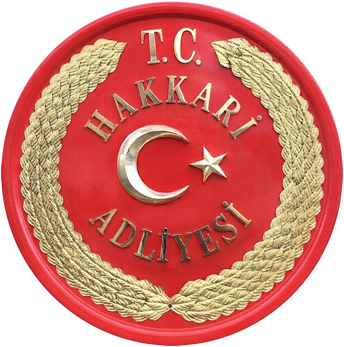 Adliye ve Baro �elenkleri , Cumhuriyet Ba�savc�l���, B�lge �dare Mahkemesi Metal T�ren �elengi