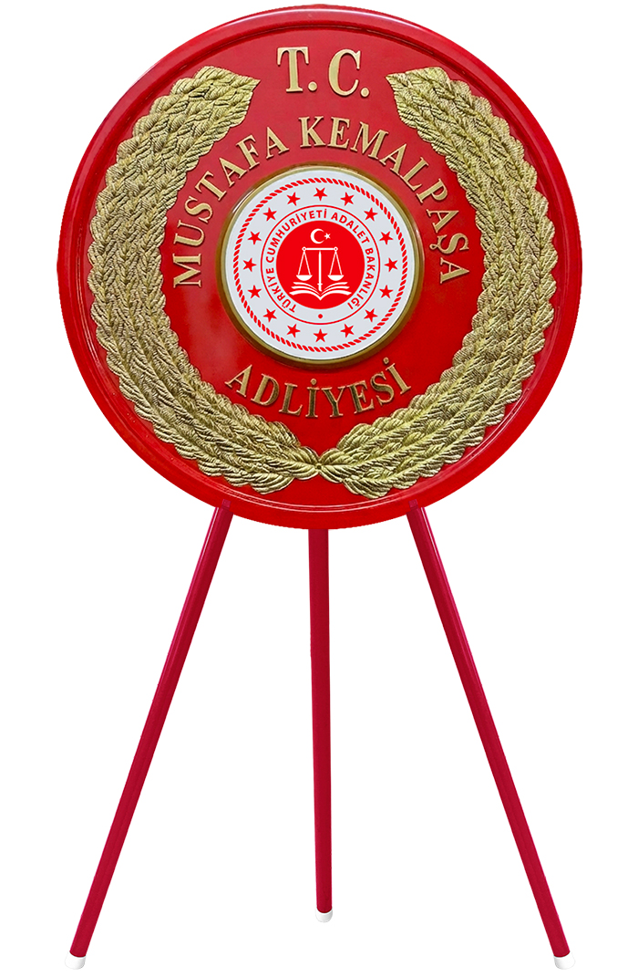 Adliye ve Baro �elenkleri , Cumhuriyet Ba�savc�l���, B�lge �dare Mahkemesi Metal T�ren �elengi