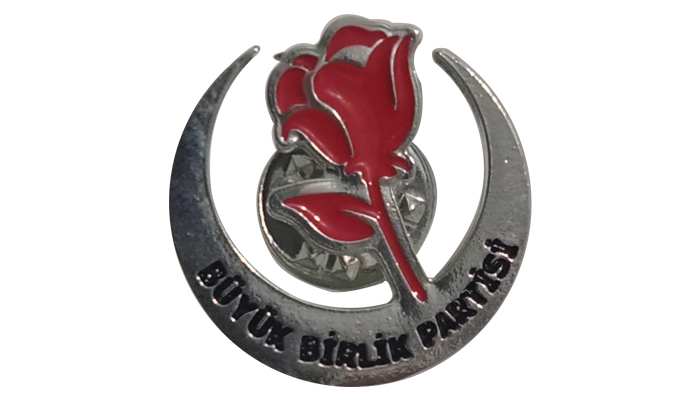 BBP B�y�k Birlik Partisi Yaka Rozeti