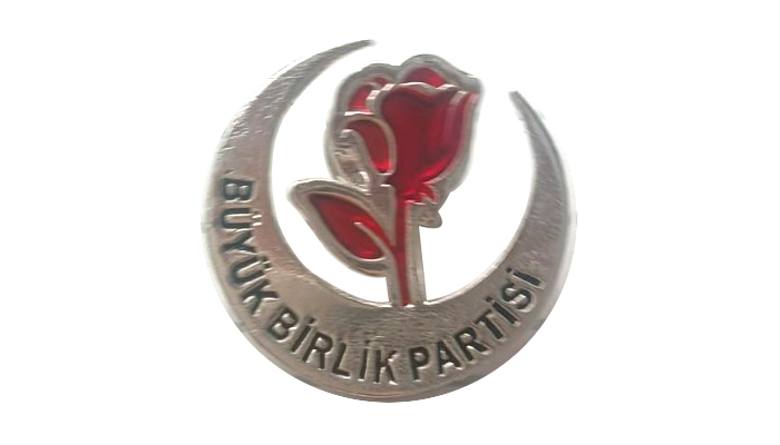 BBP B�y�k Birlik Partisi Yaka Rozeti