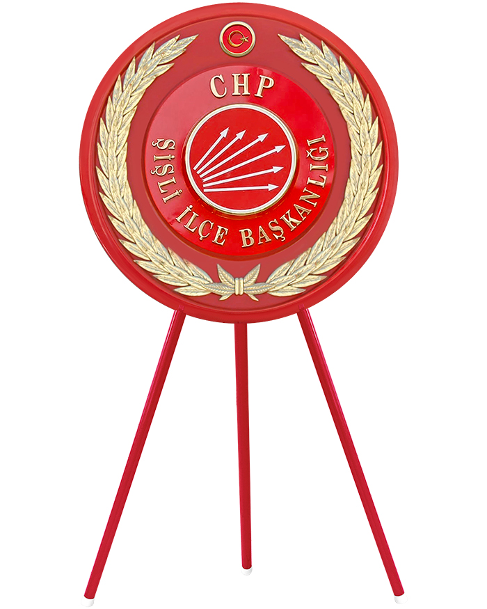 CHP Cumhuriyet Halk Partisi Metal T�ren �elengi