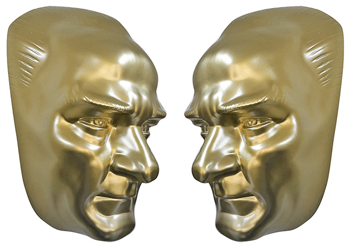 70 cm Fiberglass Atatürk Maskı 70 cm Fiberglass Atatürk Maskı