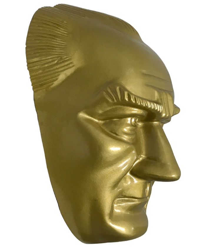 40 cm Fiberglass Atatürk Maskı