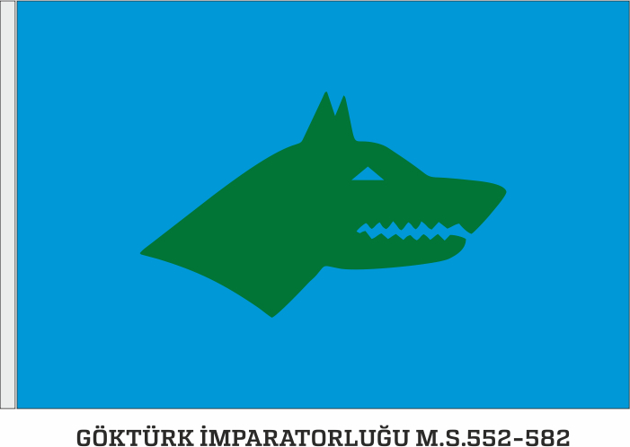 G�kt�rk Bayra�� - G�kt�rk Devleti Bayra�� - G�kt�rk Ka�anl��� Bayra��