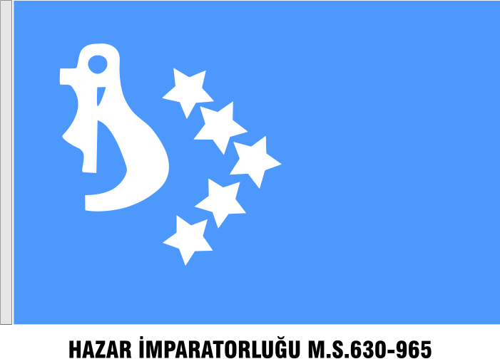 Hazar �mparatorlu�u Bayra�� - Sanca�� - ESK� T�RK DEVLETLER� BAYRAKLARI - OR�J�NAL