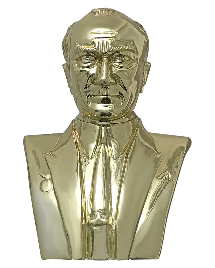 Pirinç Atatürk Büstü - 85 cm Pirinç Atatürk Büstü - 85 cm