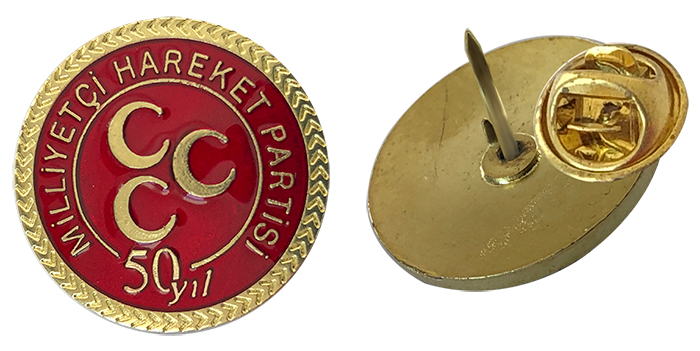 MHP 50. Y�l Yaka rozeti - Yeni Model