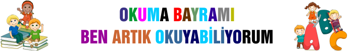 Okuma Bayram� Saten Yaka Kokart� - BEN ARTIK OKUYORUM SATEN YAKA KOKARTI