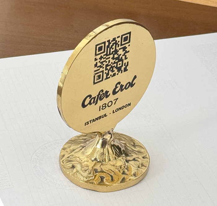 PMN10 Pirin� Masa �st� Numaral�k ve QR Code