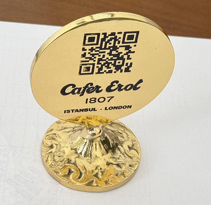 PMN10 Pirin� Masa �st� Numaral�k ve QR Code