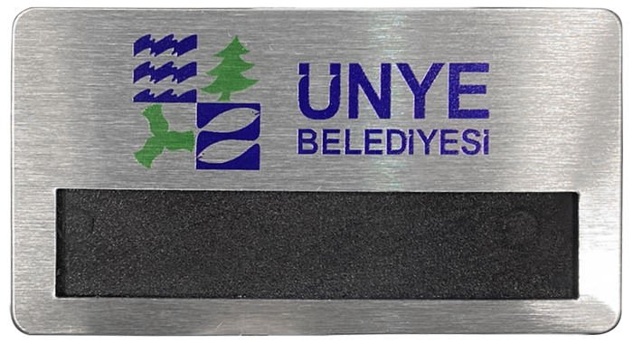 PYK04 Plastik Altlıklı Dikdörtgen Sürgülü Metal Yaka İsimliği PYK04 Plastik Altlıklı Dikdörtgen Sürgülü Metal Yaka İsimliği