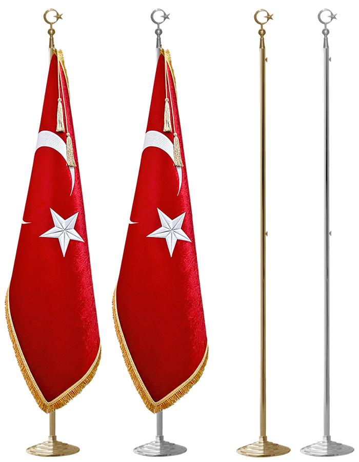 Telal� Saten T�rk Bayra�� - TELALI BAYRAK - T�RK BAYRA�I