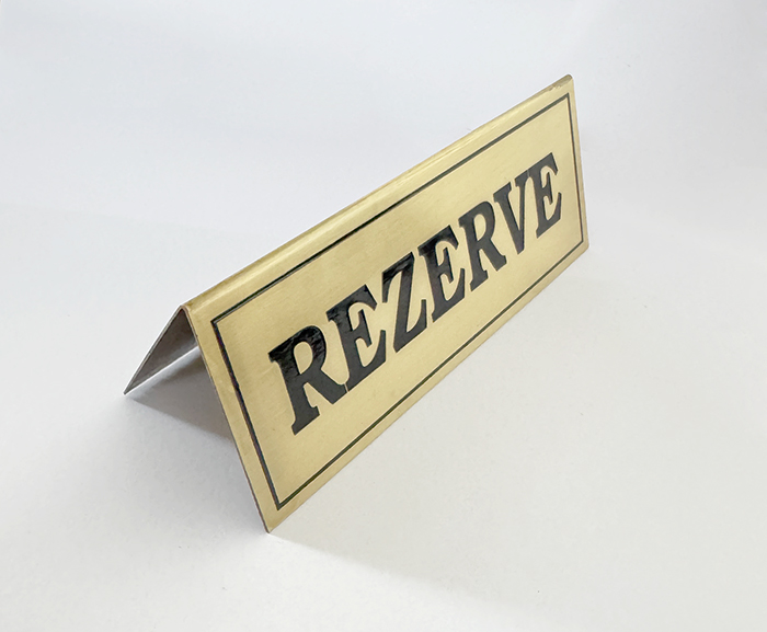 Pirin� Masa �st� Rezerve Yaz�s�