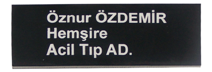 Rezopal Lazer Kazıma Yaka İsimliği Model ve Çeşitleri Rezopal Lazer Kazıma Yaka İsimliği Model ve Çeşitleri