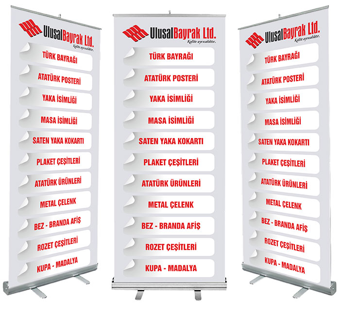 Rool Up Banner Reklam Afi�i 80x200 cm