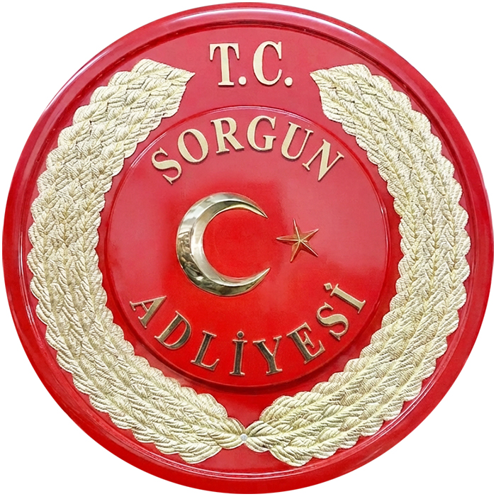 Adliye ve Baro �elenkleri , Cumhuriyet Ba�savc�l���, B�lge �dare Mahkemesi Metal T�ren �elengi
