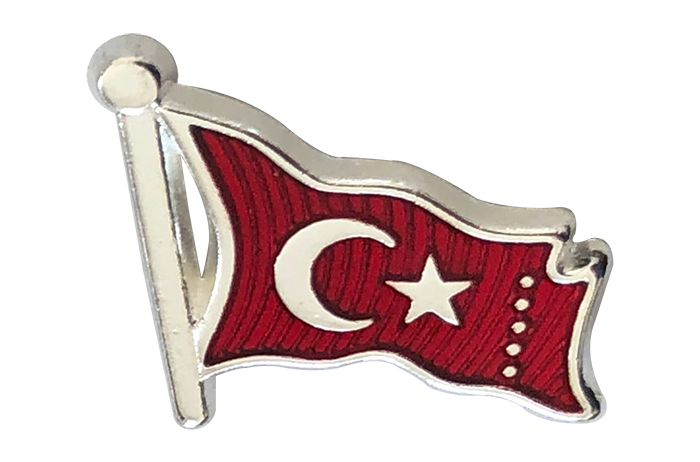 TBR17 Dalgal� T�rk Bayra�� Rozeti