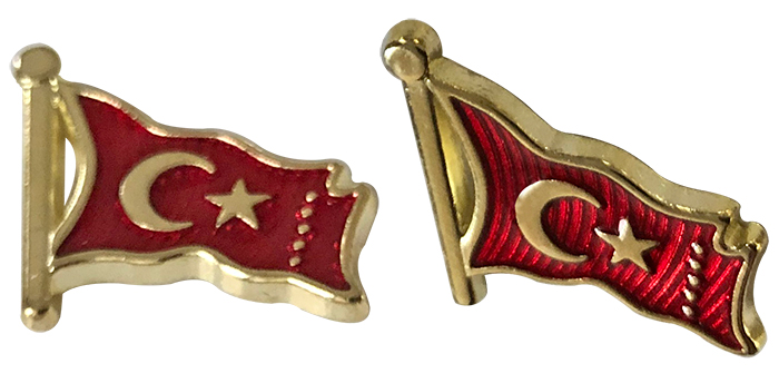 TBR17 Dalgal� T�rk Bayra�� Rozeti