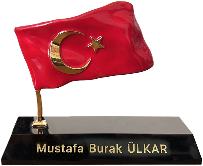  MVIP02 Dalgalanan Bayrakl� Masa �simli�i