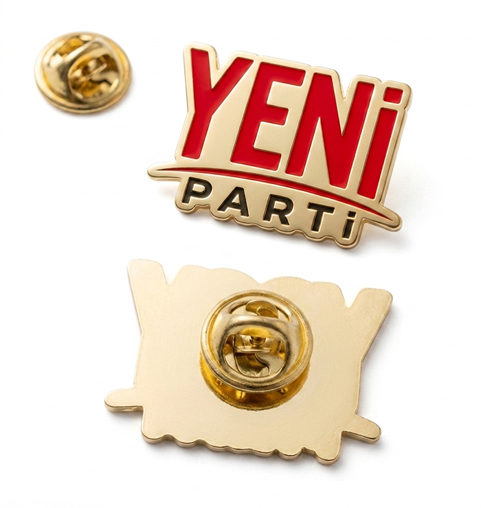 Yeni Parti Metal Yaka Rozeti - Yeni Parti Rozeti Yeni Parti Metal Yaka Rozeti - Yeni Parti Rozeti