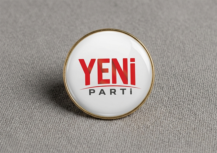 Yeni Parti Metal Yaka Rozeti - Yeni Parti Rozeti