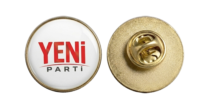 Yeni Parti Metal Yaka Rozeti - Yeni Parti Rozeti