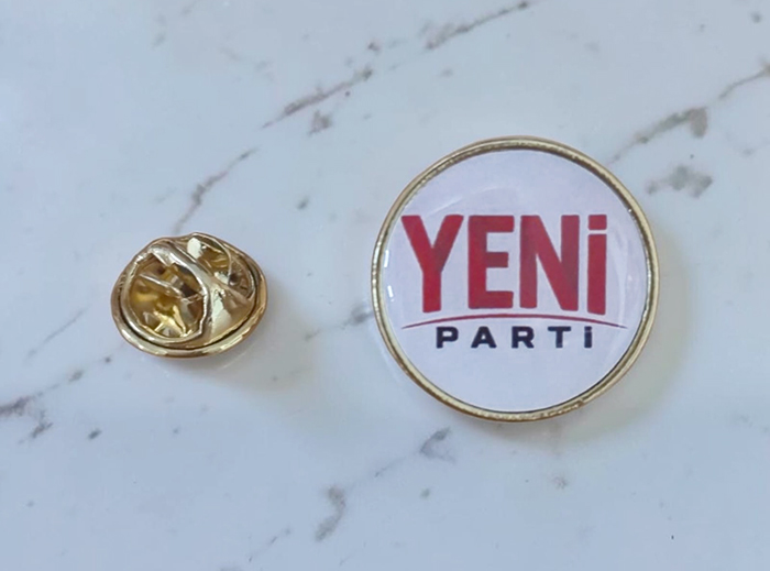 Yeni Parti Metal Yaka Rozeti - Yeni Parti Rozeti