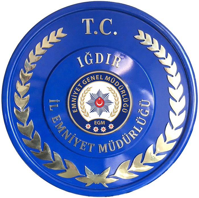 İl ve İlçe Emniyet Müdürlüğü Metal Tören Çelengi İl ve İlçe Emniyet Müdürlüğü Metal Tören Çelengi