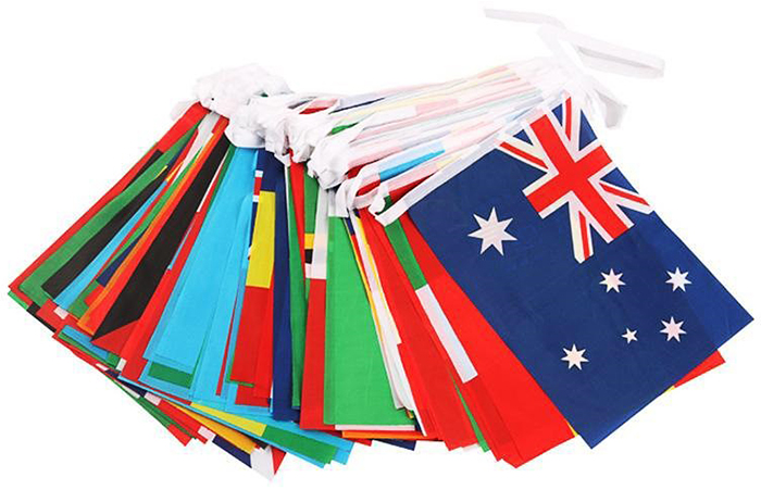 �pe Dizili �lke Bayraklar�, Devlet Bayraklar�