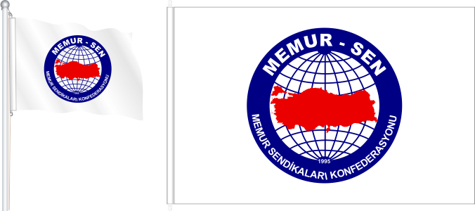 Memur-Sen Memur Sendikaları Konfederasyonu Bayrak ve Flamaları Memur-Sen Memur Sendikaları Konfederasyonu Bayrak ve Flamaları
