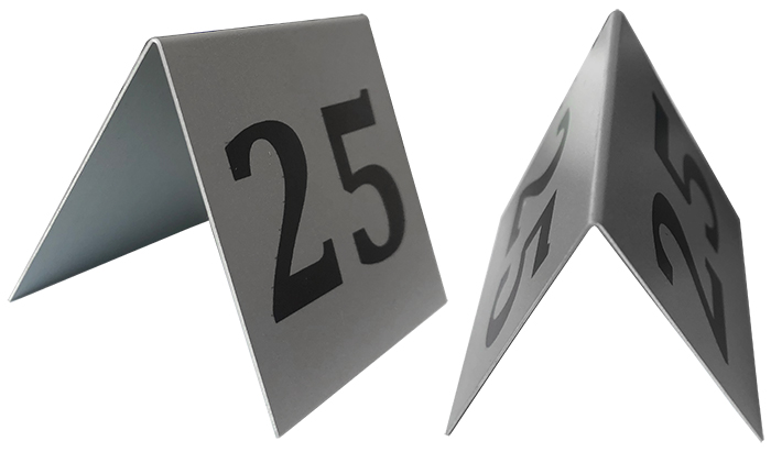 Metal Masa �st� Numaras� - Al�minyum MMN5