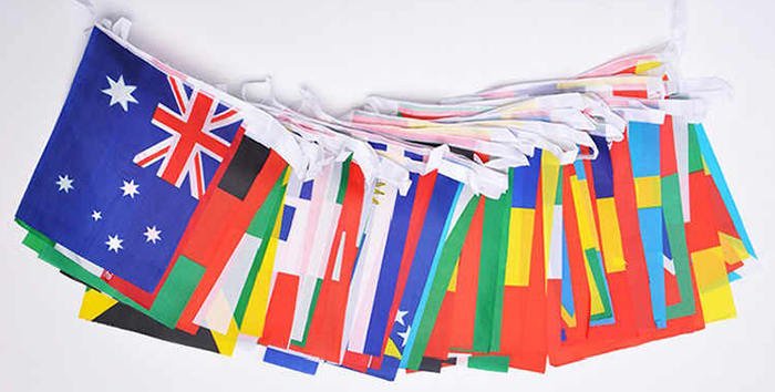 �pe Dizili �lke Bayraklar�, Devlet Bayraklar�