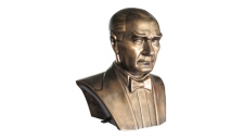 70 cm FRP Bronz Ataturk Bustu- 2 