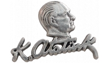 Ataturklu Imza Yaka Rozeti - AR1